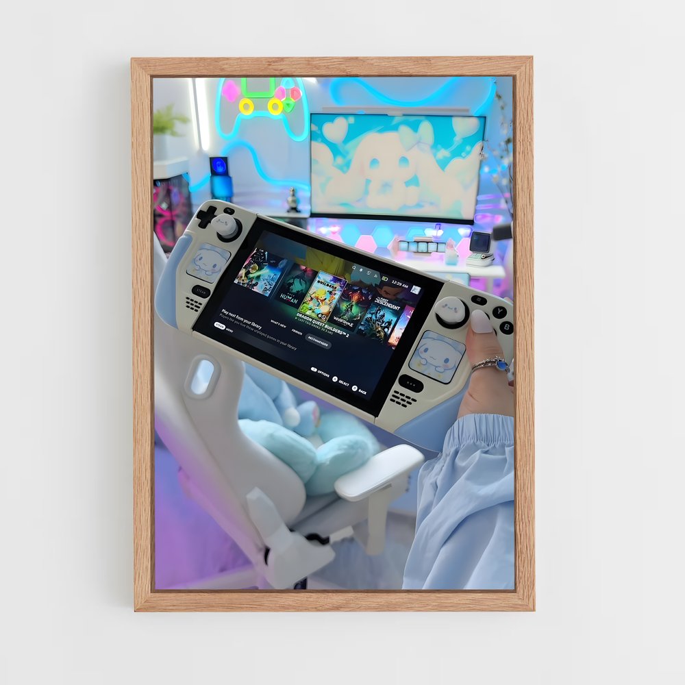 Poster Steam de deck – affiche Consoles (vue 4)